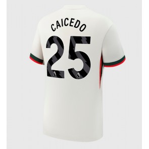 Chelsea Moises Caicedo #25 Udebanetrøje 2025-26 Kortærmet